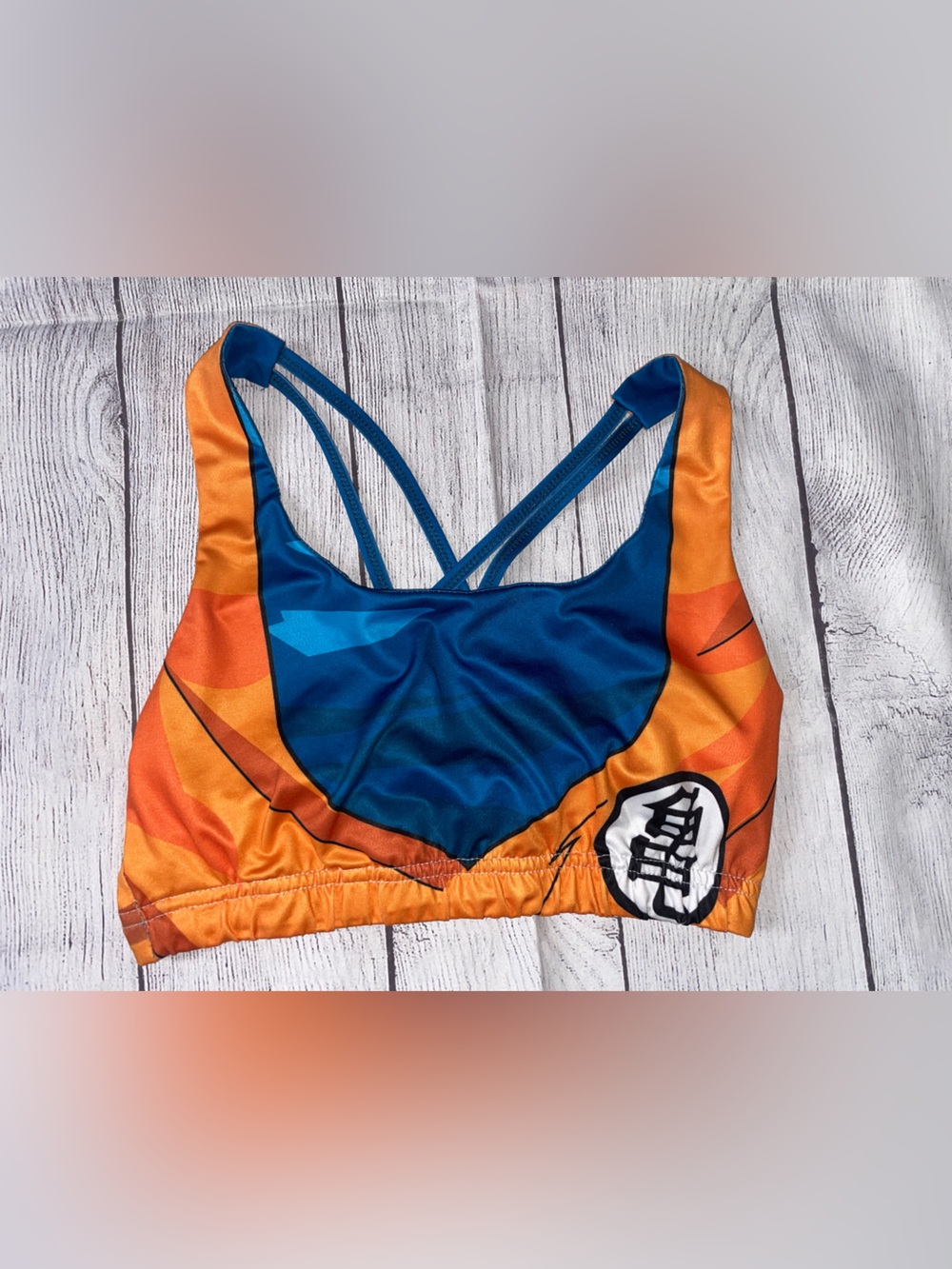 Dragon Ball Z Inspired Goku Sports Bra